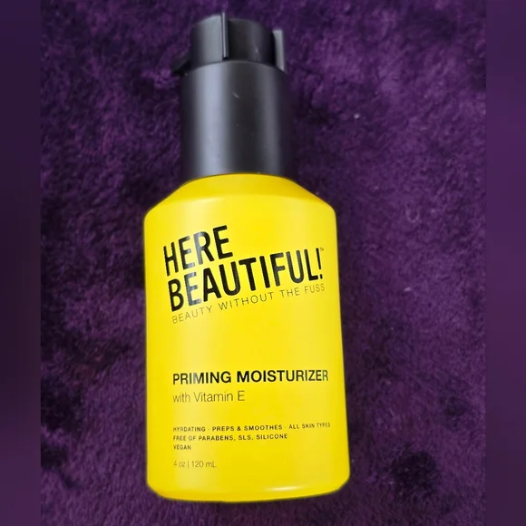 Here Beautiful! Priming Moisturizer & Exfoliating Facial Polish | Set of 2 - Picture 4 of 6